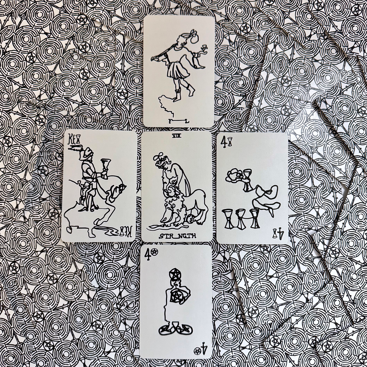 【５】cross of cards How to Read a 5-Card Cross in 5 Minutes — Hermit's Mirror